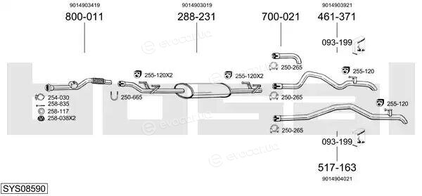 Bosal SYS08590