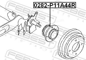 Febest 0282-P11A44R