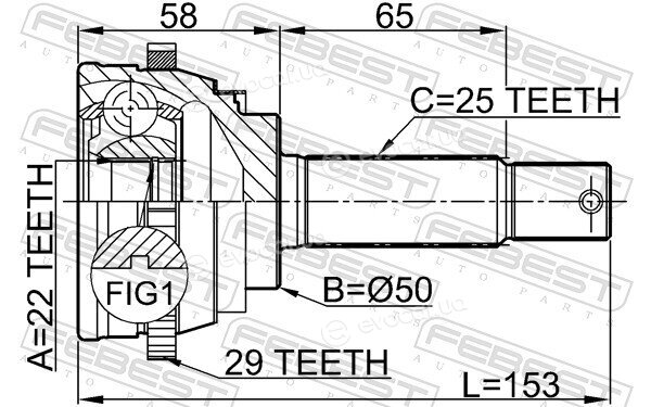 Febest 1210-001A29