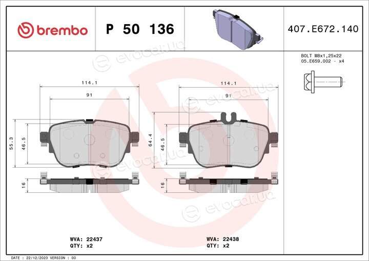 Brembo P 50 136