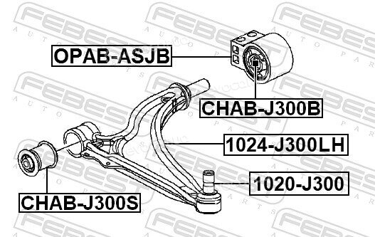 Febest 1024-J300LH