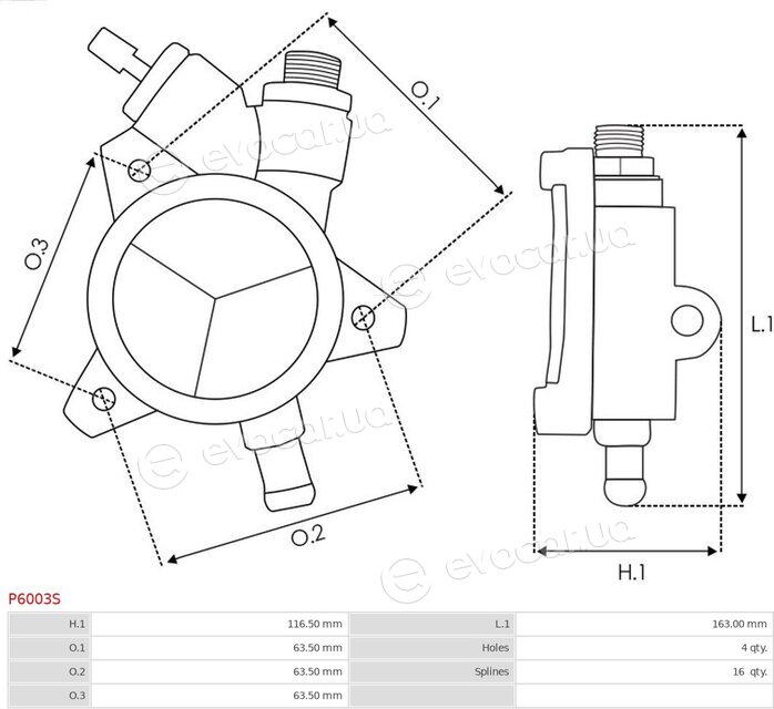 AS P6003S