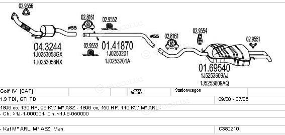 MTS C380210003016