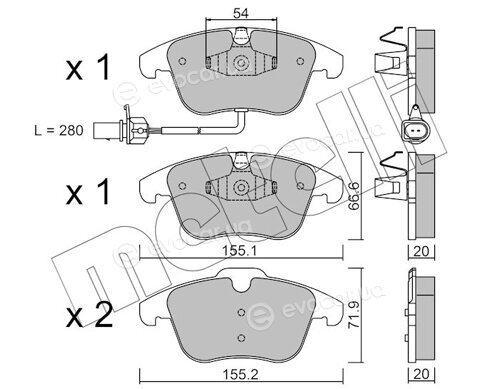 Metelli 22-0675-2