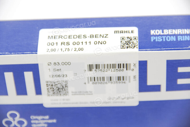 Mahle 001 RS 00111 0N0