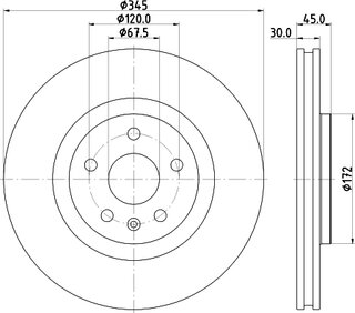 Hella Pagid 8DD 355 132-621