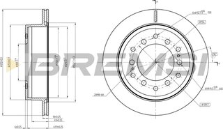 Bremsi CD8505V