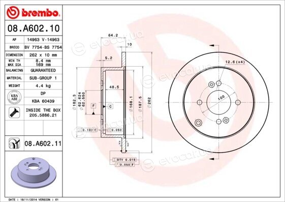 Brembo 08.A602.11