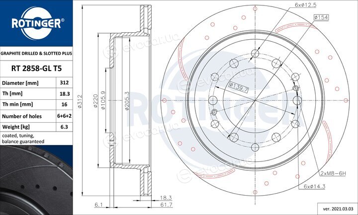 Rotinger RT 2858-GL T5