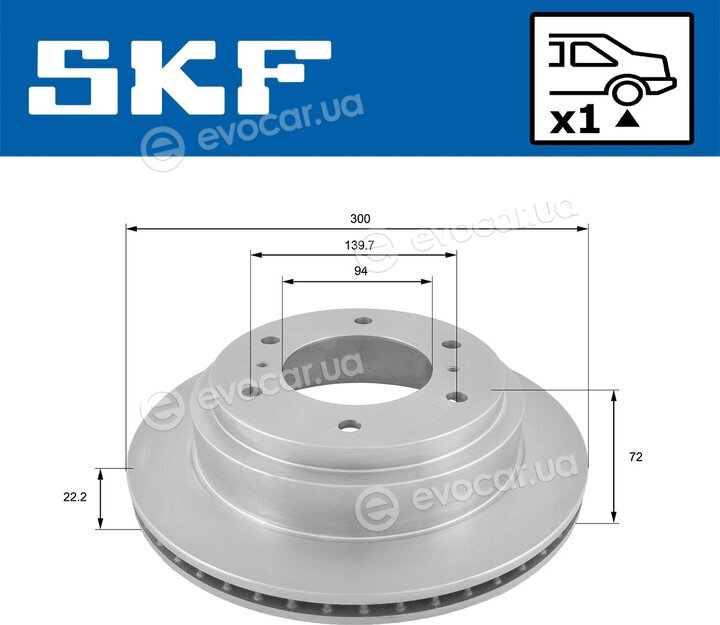 SKF VKBD 90416 V1