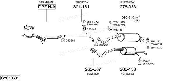 Bosal SYS10691