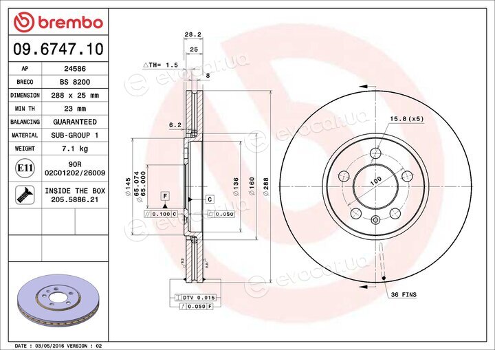 Brembo 09.6747.10