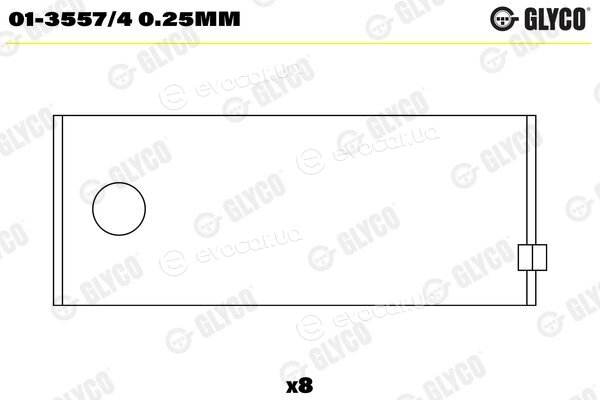 Glyco 01-3557/4 0.25mm