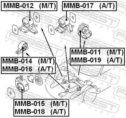 Febest MMB-016