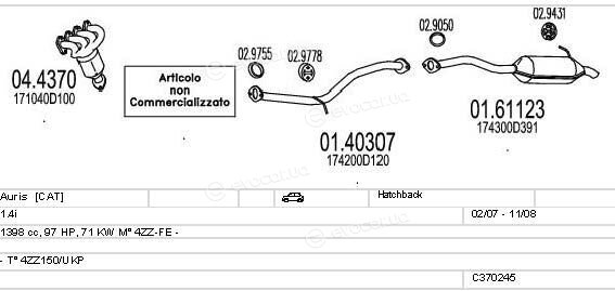 MTS C370245016144