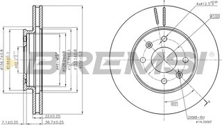 Bremsi CD8089V