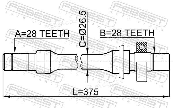 Febest 0512-626GE