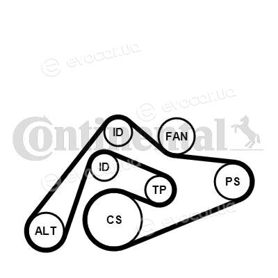 Continental 6PK2404K1