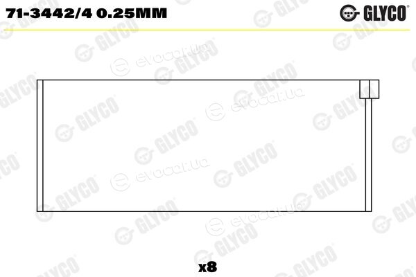 Glyco 71-3442/4 0.25mm