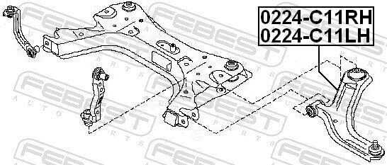 Febest 0224-C11RH