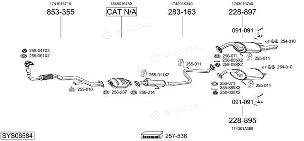 Bosal SYS06584