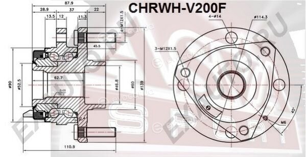 Asva CHRWH-V200F