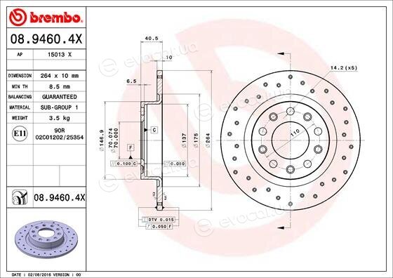 Brembo 08.9460.4X