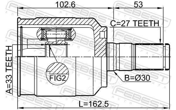 Febest 2211-D4224