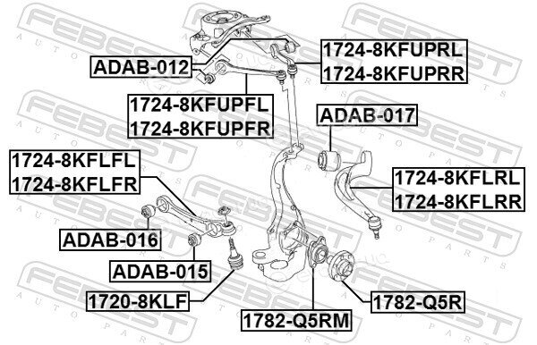 Febest 1724-8KFUPRR