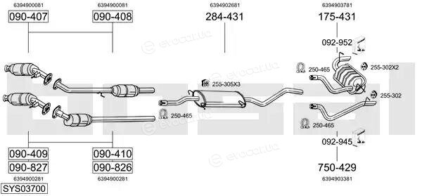 Bosal SYS03700