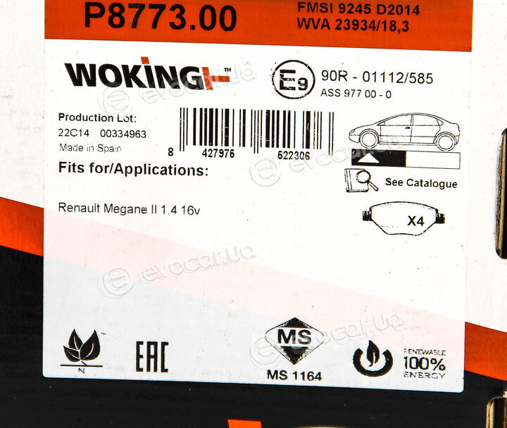 Woking P8773.00