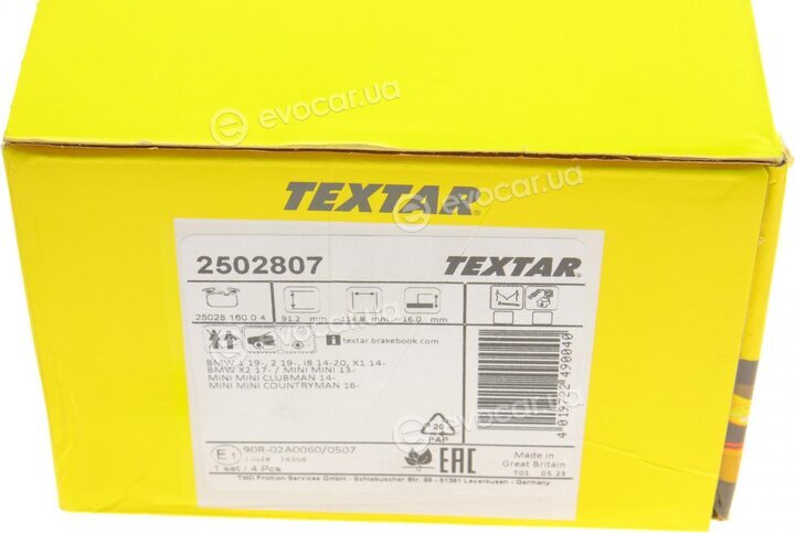 Textar 2502807