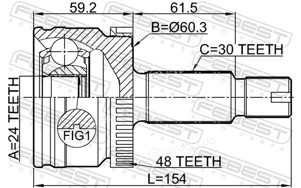 Febest 1210-D7A2WA48