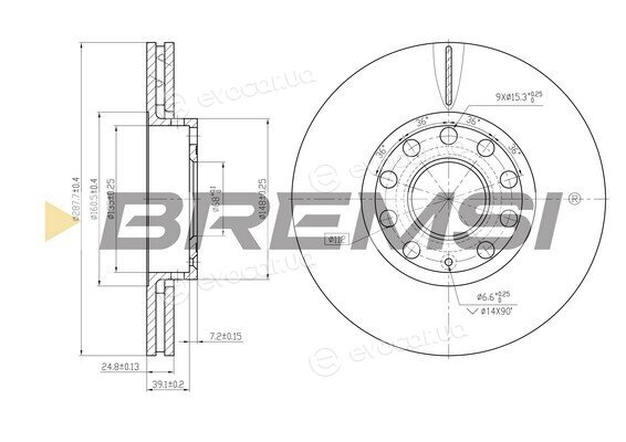 Bremsi CD7706V