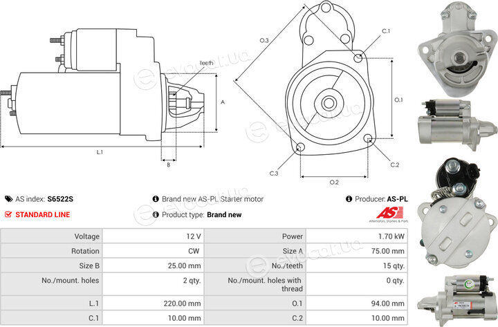 AS S6522S