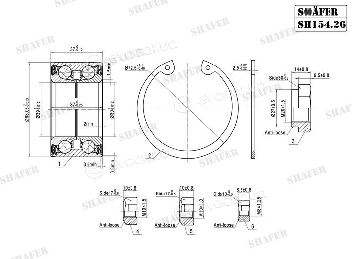 Shafer SH154.26K