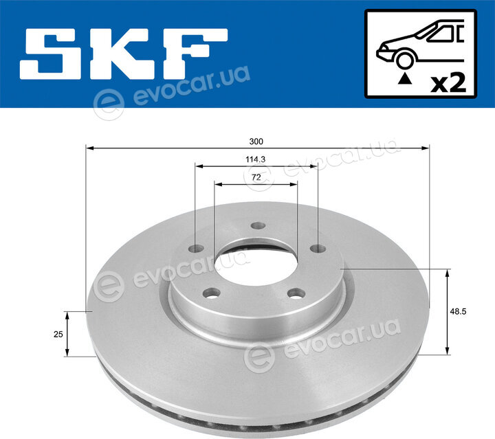 SKF VKBD 80273 V2