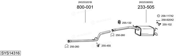 Bosal SYS14316