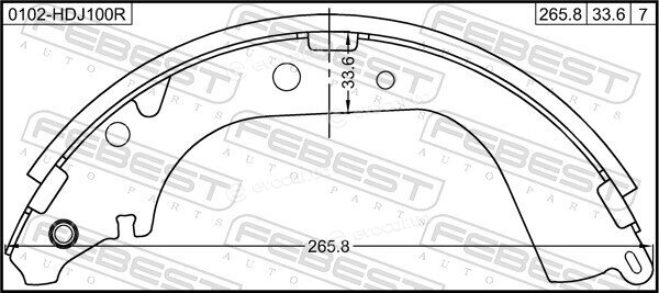 Febest 0102-HDJ100R