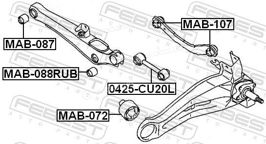 Febest MAB-088RUB