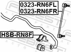 Febest HSB-RN8F