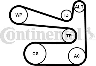 Continental 6PK1693K1