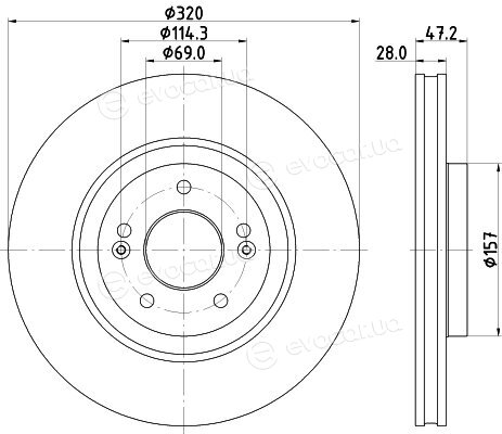 Hella Pagid 8DD 355 132-251