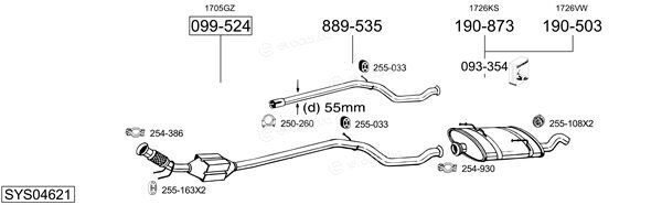 Bosal SYS04621