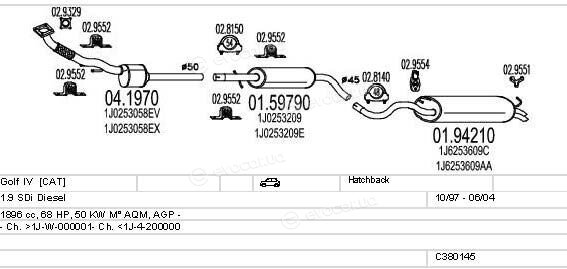 MTS C380145002945