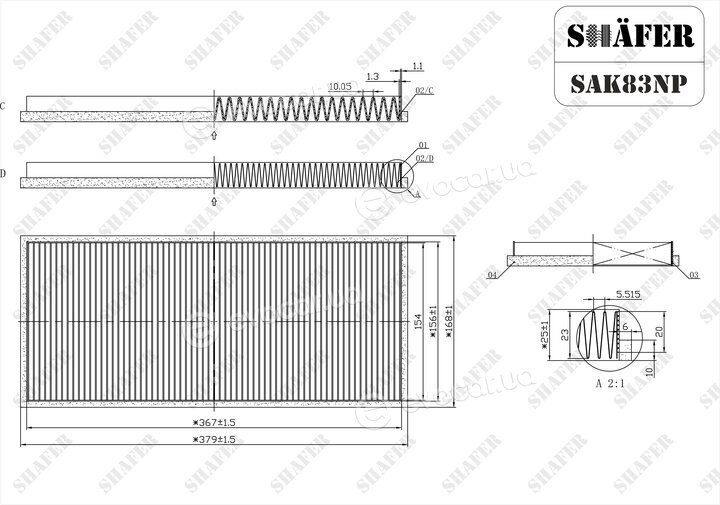 Shafer SAK83NP