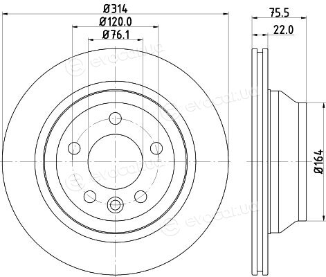 Hella Pagid 8DD 355 109-801