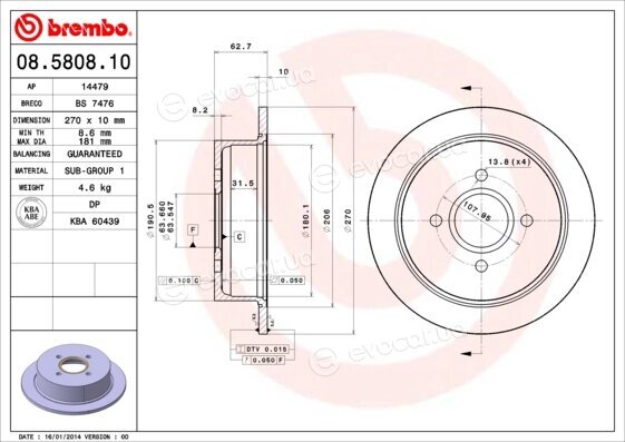 Brembo 08.5808.10