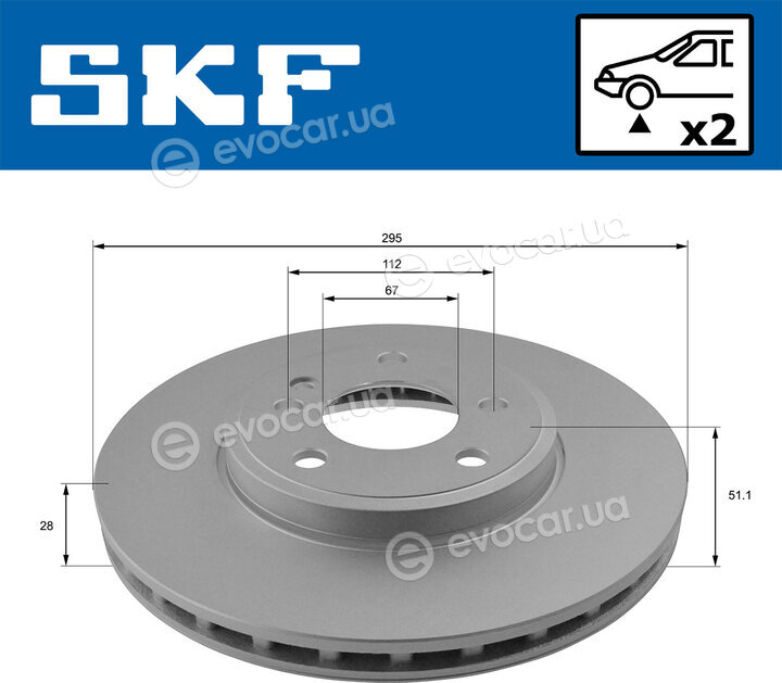 SKF VKBD 81070 V2