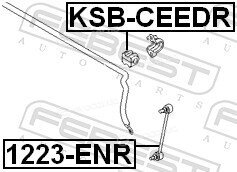 Febest KSB-CEEDR